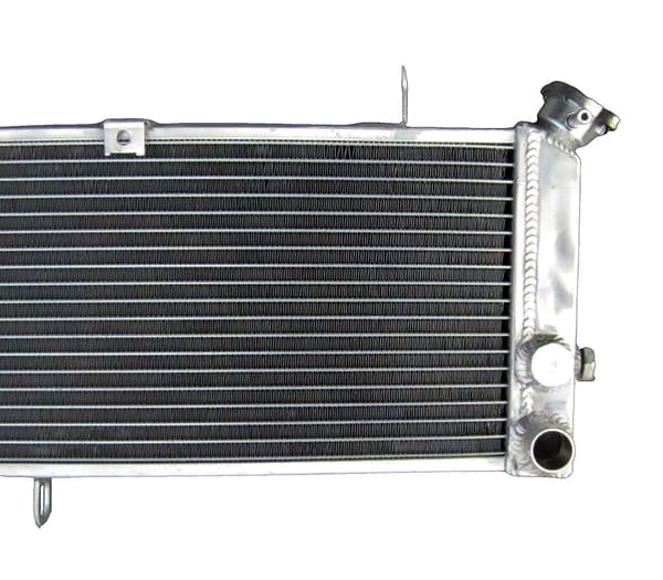 Alumiinijäähdytin, sopii 1997-2001 Suzuki TL1000S, ydinmitat 379mm x 198mm, peilipinnoitettu viimeistely