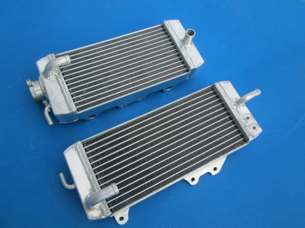 Motorcykel Aluminium Radiator, Passer til Kawasaki KX250F KXF250, Holdbar Konstruktion, Effektiv Køling