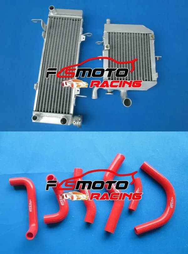 Aluminiumradiator, forbedret kølekapacitet, holdbar legeringskonstruktion,RØD