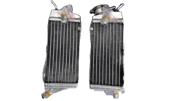 Aluminiumkøler, passer til Yamaha YZ125 modeller, letvægtsdesign, forbedret køleeffektivitet