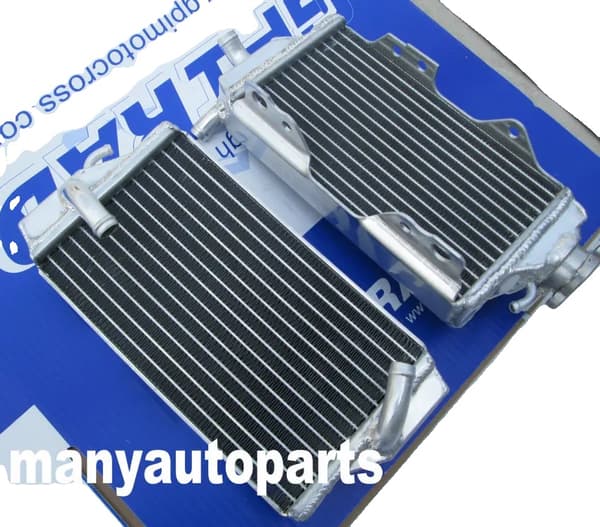 R&L Alumiinijäähdytin, Parannettu jäähdytyskyky, Kestävä täysalumiinirakenne, Sopii Honda CR125 CR125R 2000-2001