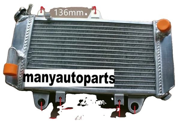 Aluminiumradiator, forbedret kølekapacitet, præcisions TIG-svejsning, holdbar konstruktion