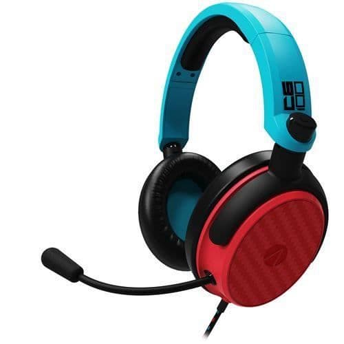 Spelheadset med kabel till Nintendo Switch Stealth C6 100 Blå och Röd