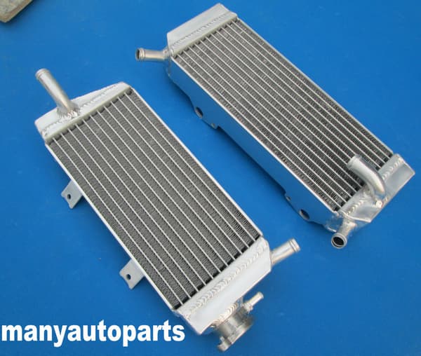 Aluminiumkylare för Honda CRF450X, Förbättrad kylkapacitet, Kraftig design, Perfekt passform