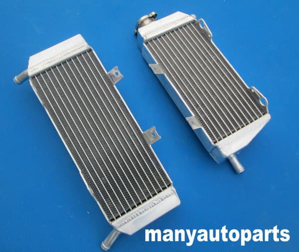 Aluminiumkylare för Honda CRF450X, Förbättrad kylkapacitet, Kraftig design, Perfekt passform