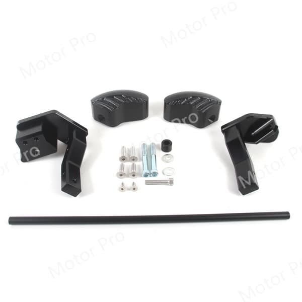 Motorcykelmotorbeskytter, holdbar aluminiumkonstruktion, skræddersyet pasform til GSXR 1300,sort