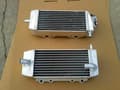 Miniatyrbillede 2 af 4: Aluminiumkøler til KAWASAKI KX250F KXF250, Heavy-Duty design, TIG-svejset konstruktion, spejlpoleret finish