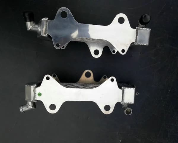 Aluminiumkylare, Ökad Kylkapacitet, Precisionssvetsning, Kompatibel med Kawasaki KX250