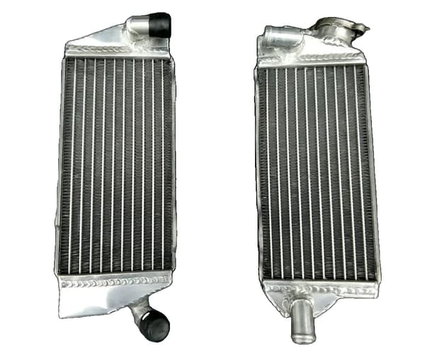 Aluminiumkylare, Ökad Kylkapacitet, Precisionssvetsning, Kompatibel med Kawasaki KX250