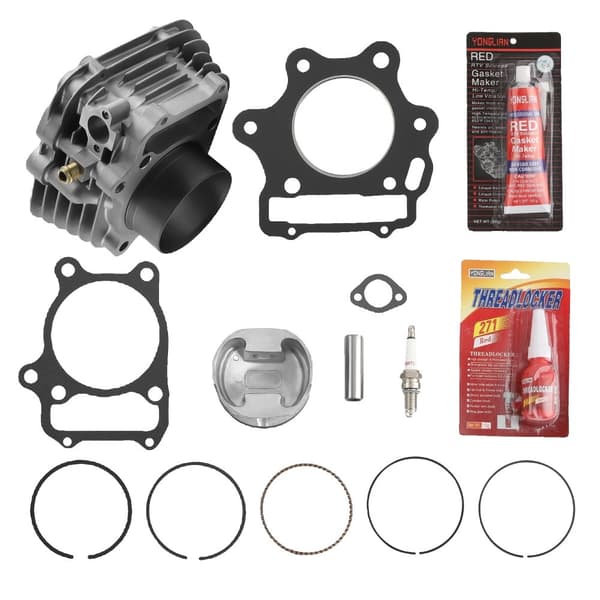330cc Big Bore Cylinder Kolv Packningssats, 80mm Cylinderborrstorlek, Direkt ersättningspassform, Inkluderar nödvändiga komponenter