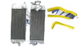 Miniatyrbild 1 av 2: Aluminiumkylare för Suzuki RM125, effektiv kylsystem, anpassningsbara färgalternativ,Gul