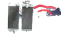 Miniatyrbild 1 av 2: Aluminiumkylare för Suzuki RM125, effektiv kylsystem, anpassningsbara färgalternativ,Röd