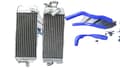 Miniatyrbild 1 av 2: Aluminiumkylare för Suzuki RM125, effektiv kylsystem, anpassningsbara färgalternativ,Blå