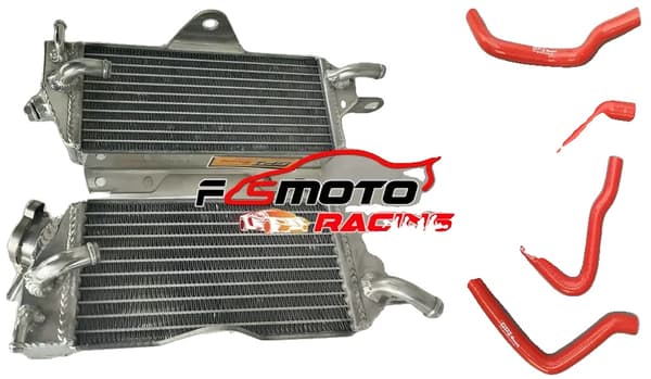 Aluminiumkylare, Främre placering, Lättviktsdesign,Radiator Röd Slang