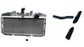 Miniatyrbild 1 av 2: Aluminiumkylare för Suzuki GT750, Hållbar konstruktion, Förbättrad kylprestanda,svart