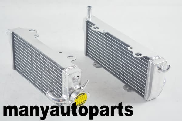 Aluminiumkylare för TM RACING 250/300, 40% ökning av kylkapaciteten, hållbar konstruktion, enkel installation