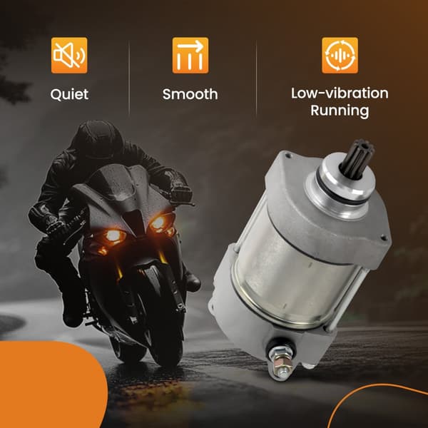 Startermotor, 12V, Direkte Erstatning