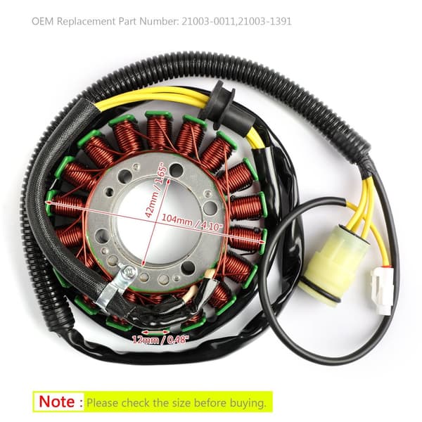 Generator Stator Spole, Plug-and-Play, Høj Varmebestandighed