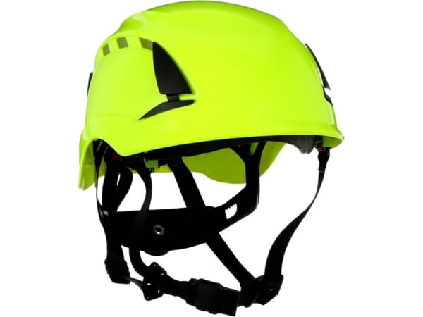 3M SecureFit Sikkerhedshjelm dobbelt godkendelse ventileret 1000V Hi-Vis X5014VE