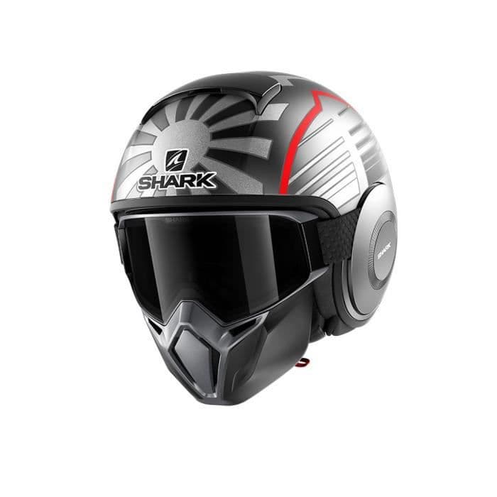 SHARK Jet Street Drak Replica Malaysian GP Motorcykelhjälm - Vit
