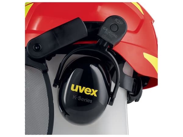 Uvex 9774238, High-Density Polyethylene (HDPE), Rød, Gult, 52-61 cm, -30 °C, EN 397