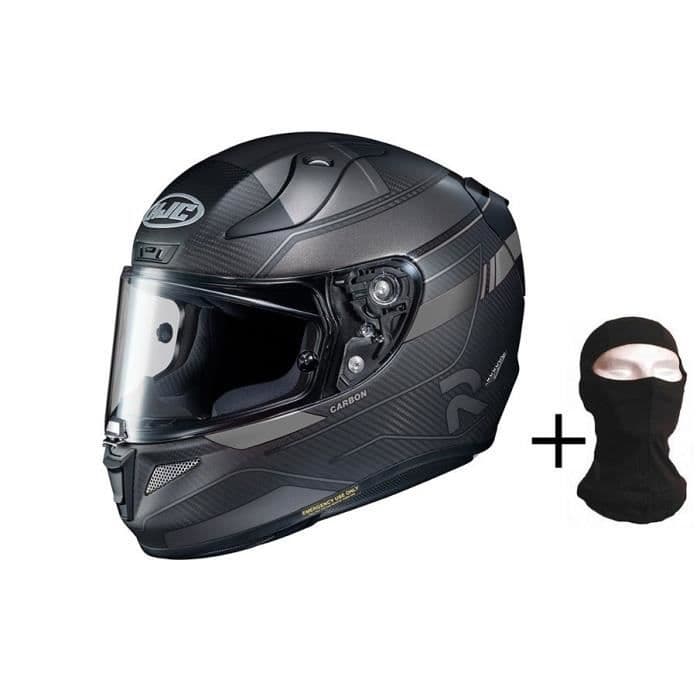 Nakri integreret hjelm - Sort g XL