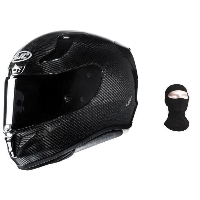 SHARK HJC helhjelm Rpha11 + Balaclava - Carbon black