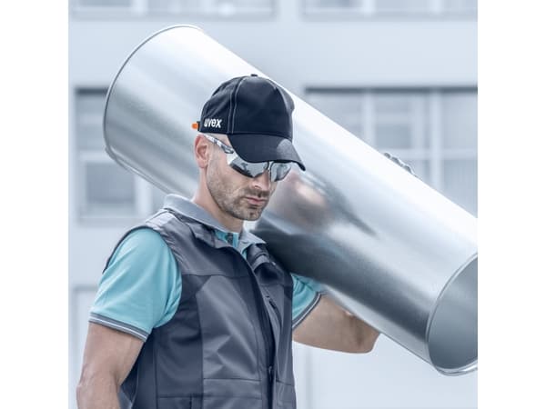 Sikkerhedsskaket Uvex U-Cap Sport, str. 55-59, sort