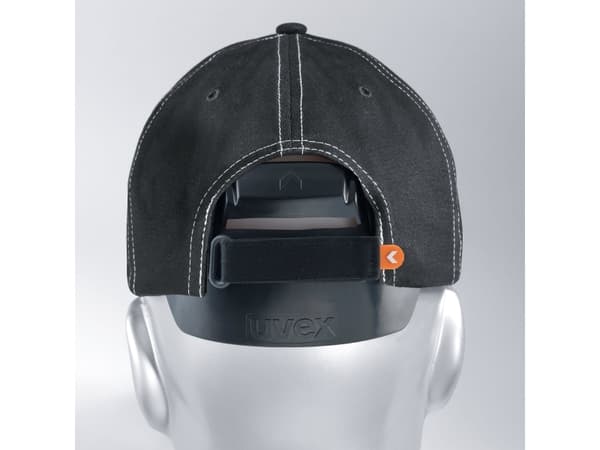 Sikkerhedsskaket Uvex U-Cap Sport, str. 55-59, sort