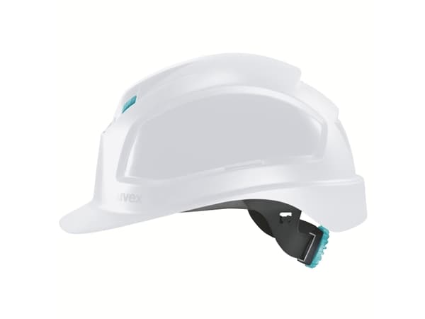 Uvex B-WR 9772, Suurtiheyspolyeteeni (HDPE), Valkoinen, Unisex, 52-61 cm, EN 397