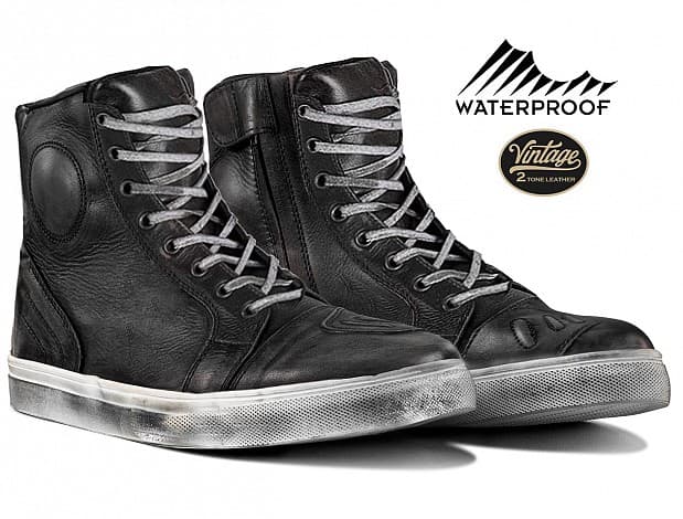 VINTAGE WP RETRO CE EN13634 DIRTYBLACK MOTORCYKEL SNEAKERS