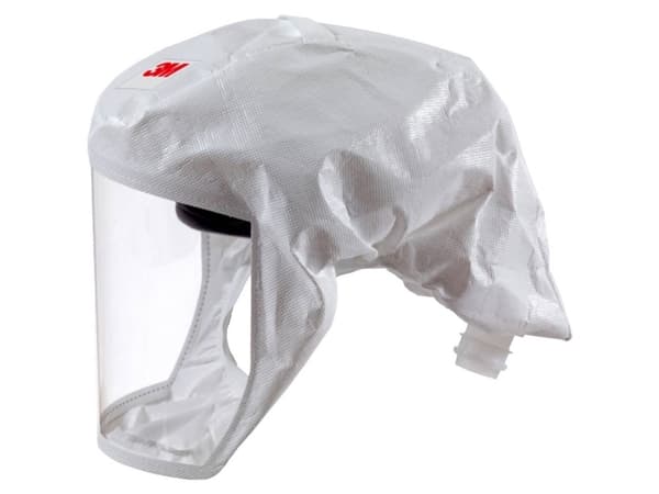 3M S-133L1 Engangsvisir med hætte Hvid EN 12941 , EN 166