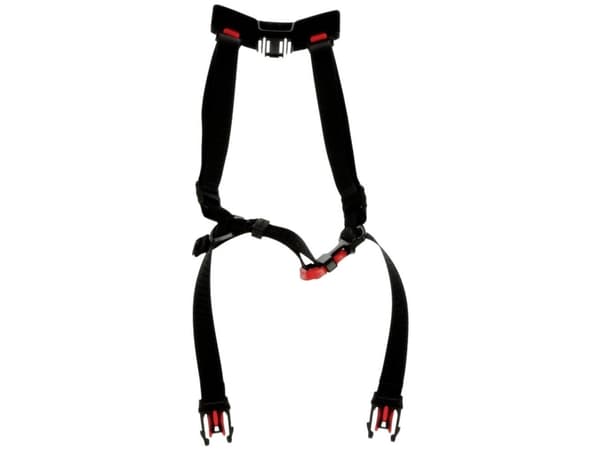 3M X5-S4PTCS2 Standard 4-punkts hagerem med spænde og certificeringskontakt til SecureFit-sikkerhedshjelme (X5-S4PTCS2)