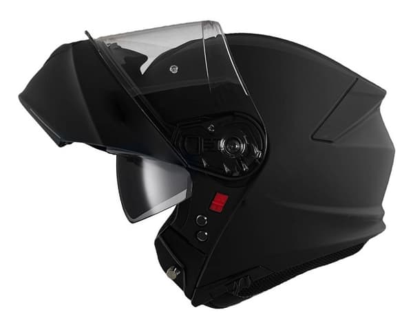 Nighthawk 22.06 Flip Front Matt Svart Åpning Motorsykkel Hjelm DS5