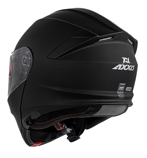 Nighthawk 22.06 Flip Front Matt Svart Åpning Motorsykkel Hjelm DS5