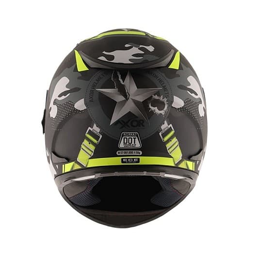 AXOR APEX STREET CAMO NEONSOLSKJERM PINLOCK INKLUDERT MOTORSYKKELHJELM - MCV DS5