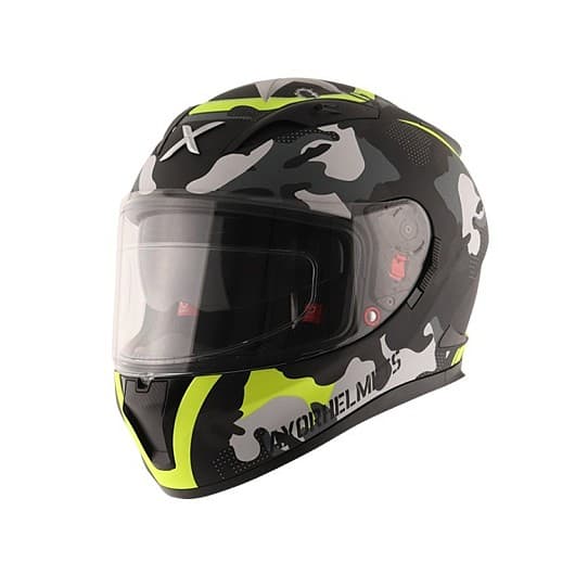AXOR APEX STREET CAMO NEONSOLSKJERM PINLOCK INKLUDERT MOTORSYKKELHJELM - MCV DS5