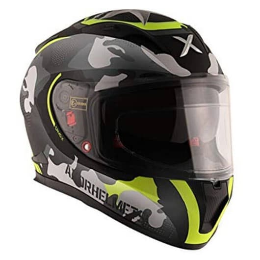 AXOR APEX STREET CAMO NEONSOLSKJERM PINLOCK INKLUDERT MOTORSYKKELHJELM - MCV DS5