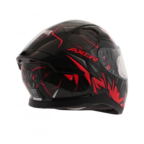 AXOR APEX HUNTER BLACK RED SOLVISIR PINLOCK INCLUDED MC HJÄLM - MCV DS5