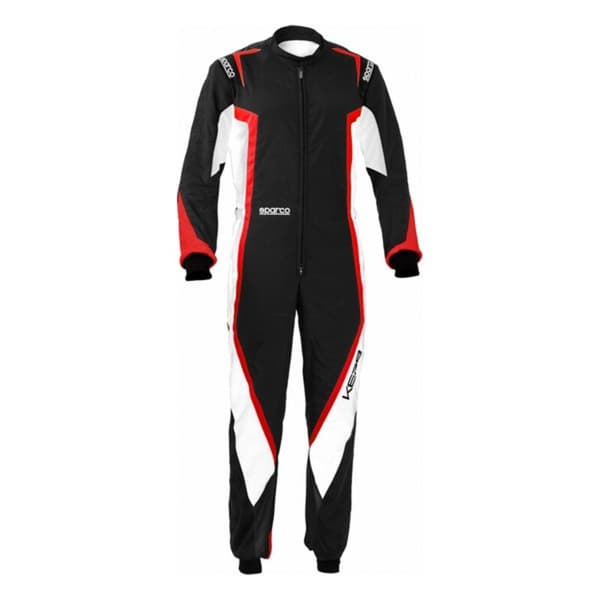 Gokart dragt Sparco K44 Kerb Sort/Rød (Størrelse XL)