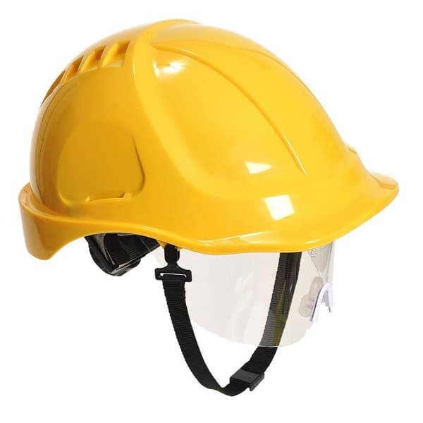 Portwest Unisex voksen Endurance Plus sikkerhedshjelmsæt til voksne Yellow One Size
