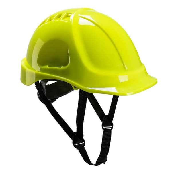 Portwest Unisex sikkerhedshjelm til voksne til udholdenhed Yellow One Size