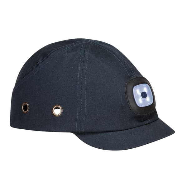 Portwest LED Light Bump Cap Navy One Size