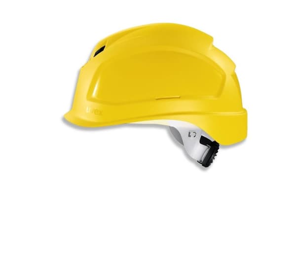 Sikkerhedshjelm Pheos B-S-WR, gul, variabel front/bagventilation, 55-61 cm