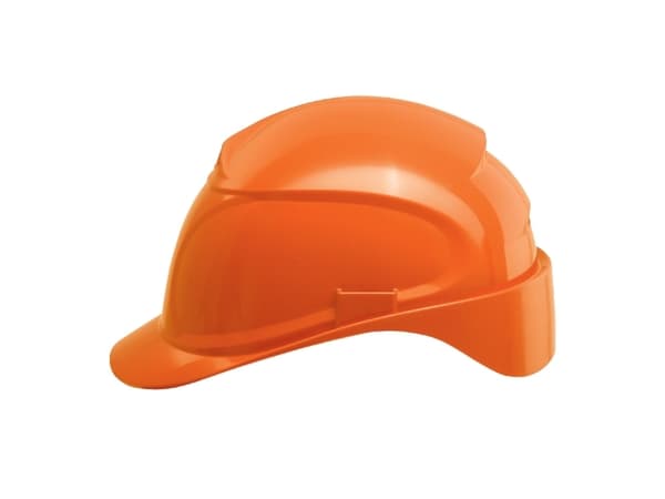 Uvex airwing B 9762, High-Density Polyethylene (HDPE), Oransje, Unisex, 51-61 cm, EN 397