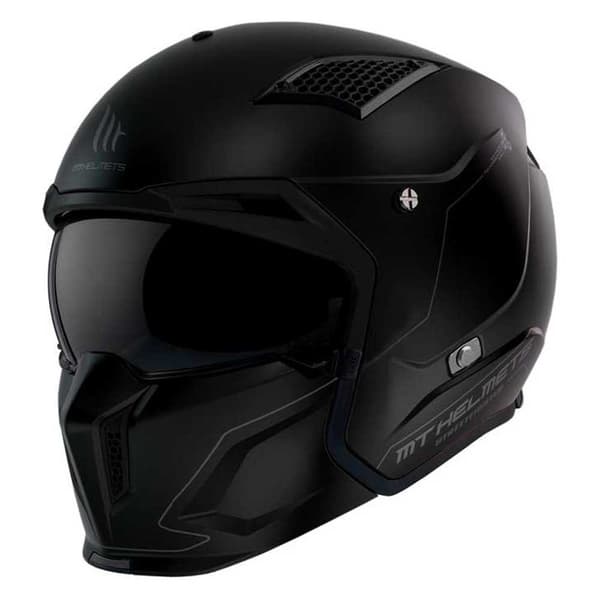 Mt Helmets Vaihdettava Kypärä Streetfighter Sv S Solid Musta XL