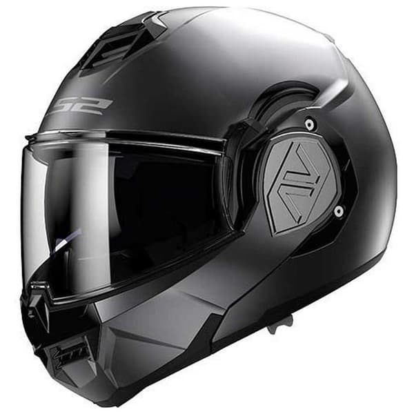 Ls2 Modulær Hjelm Ff906 Advant Solid Sort XL