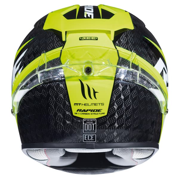Mt Helmets Helansiktshjälm I Kolfiber Rapide Pro Svart L