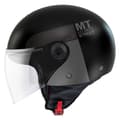 Miniatyrbillede 2 af 2: Mt Helmets Åben Ansigtshjelm Street S Inboard Sort S