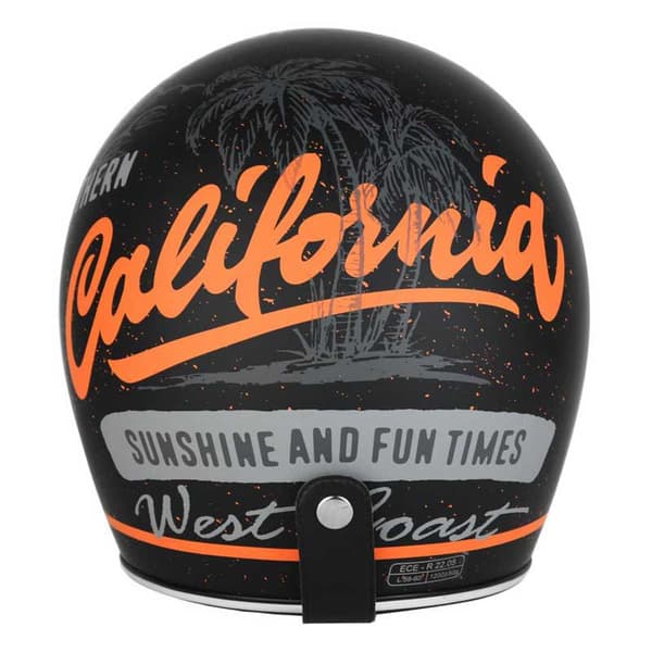 Origine Åben Ansigtshjelm Primo West Coast Orange,Sort S